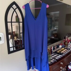 BCBGMaxAzria Royal Blue High Low Dressblue dress